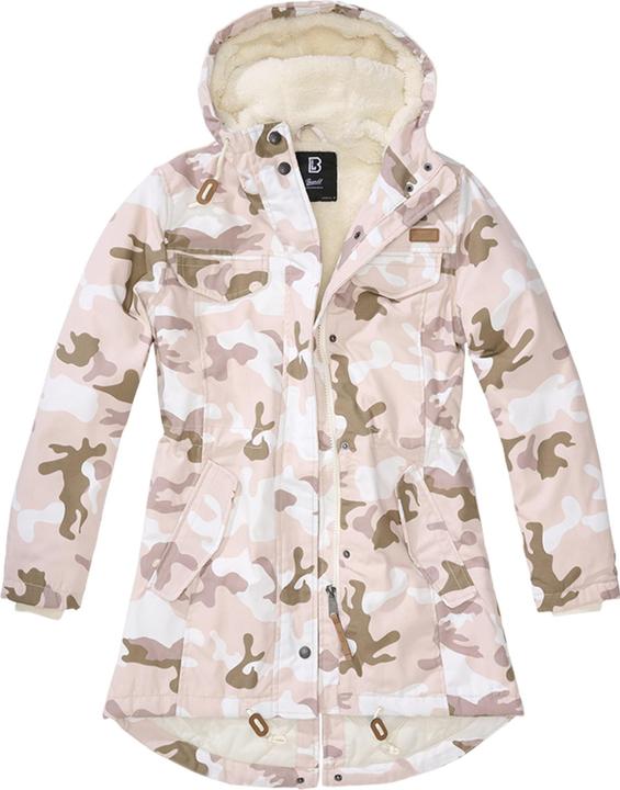 Brandit Damen Marsh Lake Parka Grösse L Farbe Candy/Tarnmuster (L)