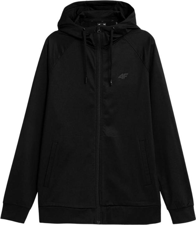 Actual product image 4F Men's functional sweatshirt jet black NOSH4 BLMF350 20S S (S)