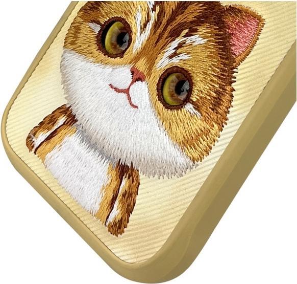 Produktbild Nimmy case iPhone 16 Pro 6.3" khaki Big Eyed Pet 2.0 Cat (Apple iPhone 16 Pro)