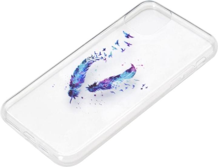 Actual product image Ueli Express iPhone 12 Mini Super Slim Rubber Case TPU Feathers (Apple iPhone 12 mini)