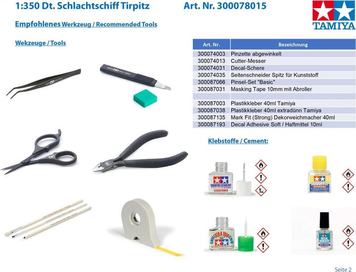 Image du produit Tamiya Tirpitz