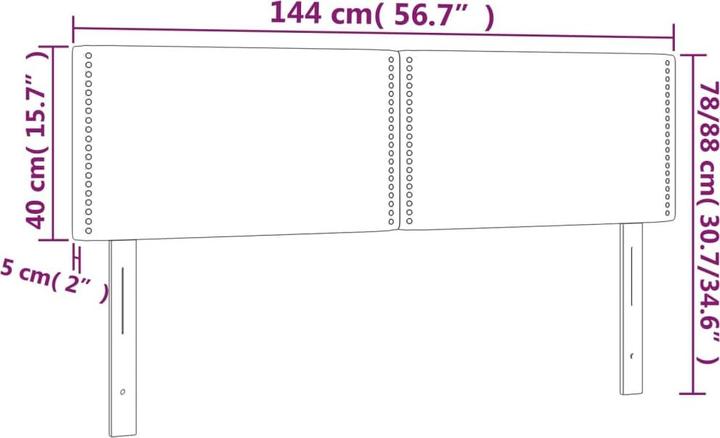 Immagine prodotto VidaXL Thorn (144 x 5 x 88 cm)