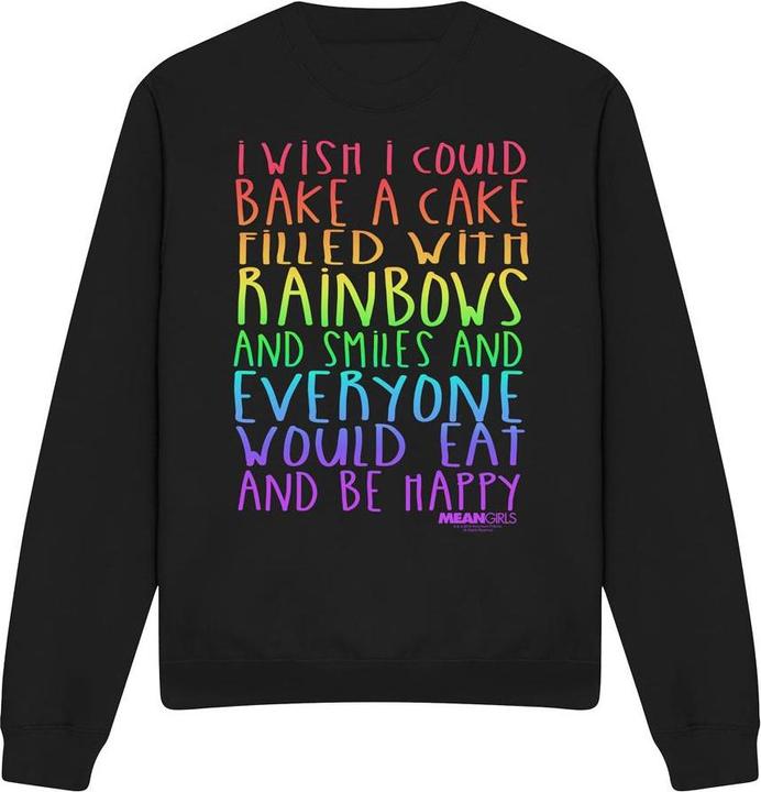 Mean Girls Rainbows And Cake Sweatshirt