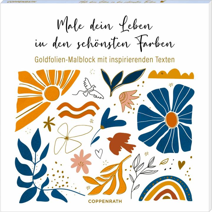 Image du produit Goldfolien-Malblock - Male dein Leben in den schnsten Farben
