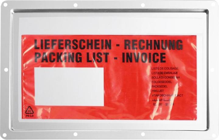 Produktbild Adam Hall 88300 - Einbauschale für Dokumententasche, Stahl verzinkt