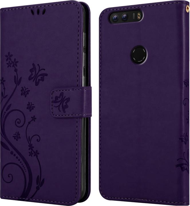 Actual product image Cadorabo Flower Book Cover (Honor 8, Fee 8 Premium)
