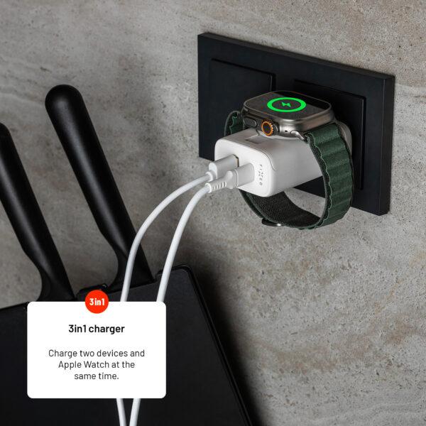 Actual product image Fixed - MagFlip USB-C Charger 33W Apple Watch/USB-C/USB-A (33 W)