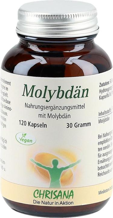 Image du produit Chrisana Molybdän caps (120 pièce(s), Capsules, 50 g)