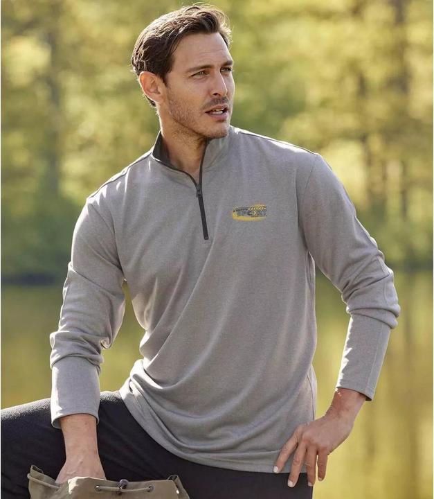 Produktbild Atlas For Men Oberteil mit halbem Reissverschluss (2erPack) (XL)