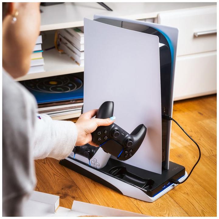 Actual product image Fixed Multifunctional Station for PS5, black and white (PS5)