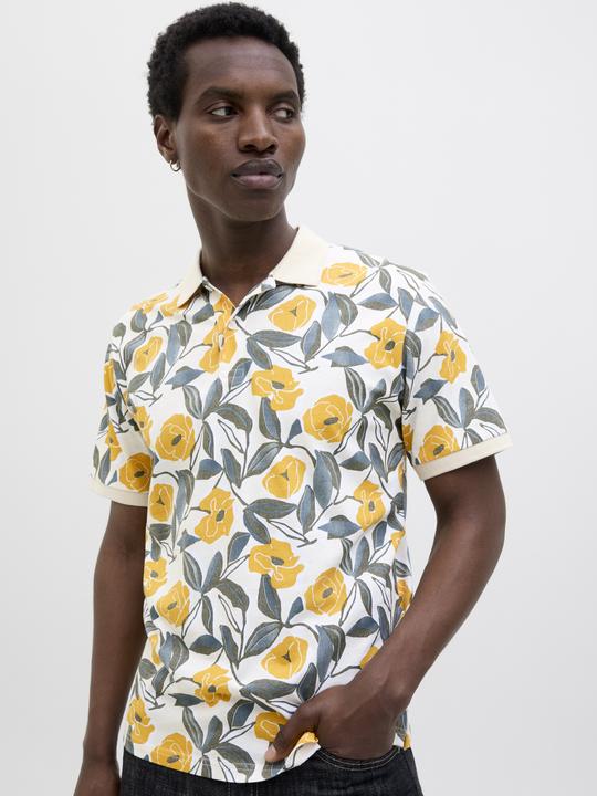 Actual product image Jack & Jones All Over Print Polokragen Poloshirt Poloshirt (M)