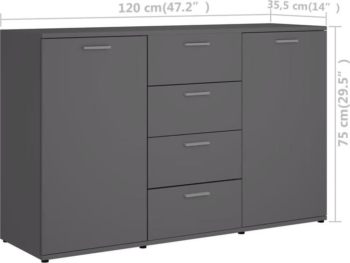 Produktbild VidaXL Sade (120 x 35.5 x 75 cm)