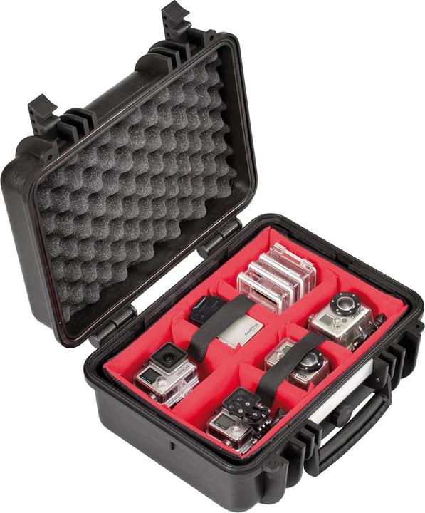 Actual product image Explorer Cases Outdoor Case 13.1l (L x W x H) 360 x 304 x 194mm Black 3317.BPH (Camera shoulder bag, 13 l)
