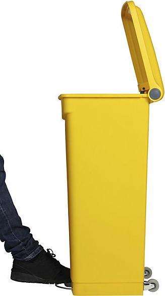 Immagine prodotto kaiserkraft Cestino di plastica a pedali (90 l)