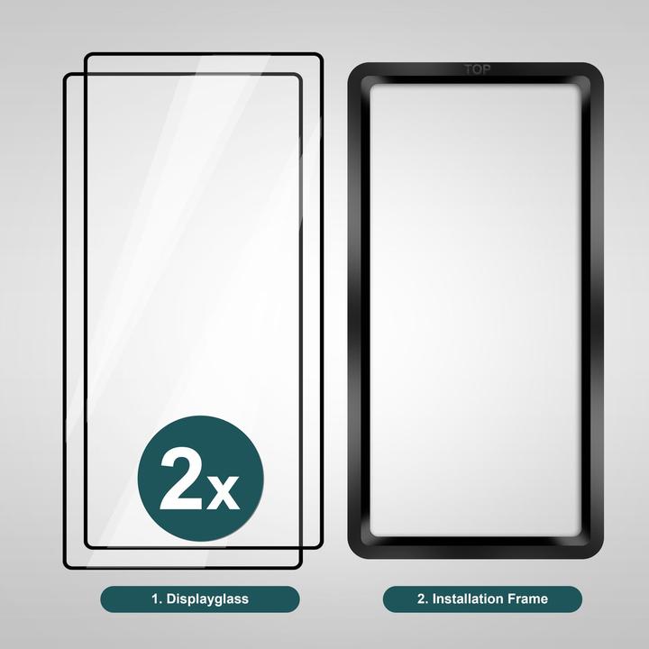 Produktbild Nalia 2x Schutzglas & 1x Applikator (2 Stück, Samsung Galaxy S24 Ultra)