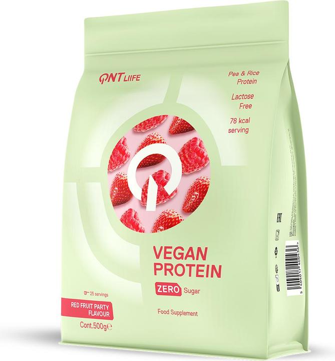 Image du produit QNT Vegan Protein Zero Sugar (Fruits rouges, 1 pcs, 500 g)