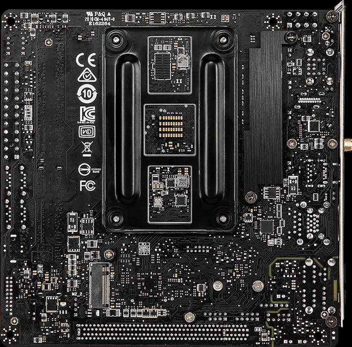 Actual product image MSI MPG B550I GAMING EDGE MAX WIFI - Motherboard - Mini-ITX - Socket AM4 - AMD B550 (AM4, AMD B550, Mini-ITX)