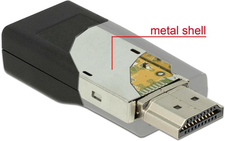Produktbild Delock Monitoradapter HDMI-A zu VGA-Bu schwarz (VGA, 2.20 cm)