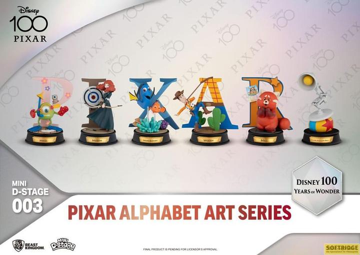 Immagine prodotto Beast Kingdom Mini diorama Disney 100 anni di meraviglie - Arte dell'alfabeto Pixar