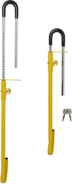 Produktbild ProPlus Pedal Lenkradkralle für Bremspedal mit zwei Schlüsseln