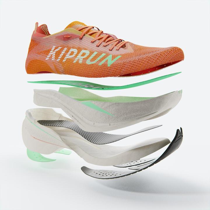Produktbild Kiprun Laufschuhe Herren mit Carbon-Platte - KD900X LD+ orange (44)