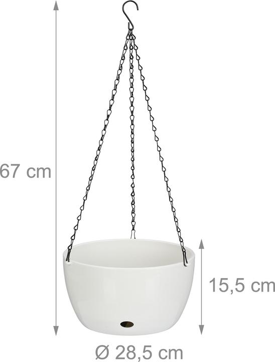 Immagine prodotto Relaxdays 2x vasi-da-parete (28.50 cm)