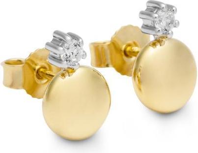 Breuning OHRSCHMUCK - BRILL. 0,10 Ct. H/si (750/18 K Gold)