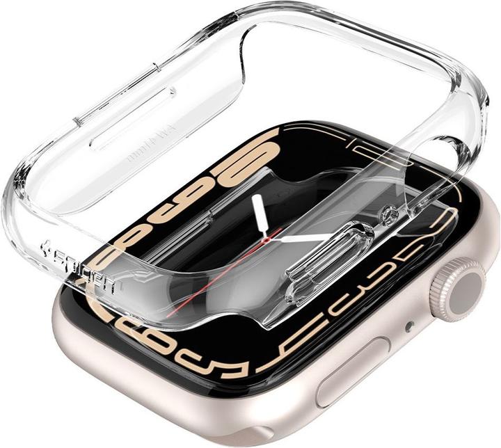 Actual product image Spigen Thin Fit case for Apple Watch 7 (41mm) crystal clear