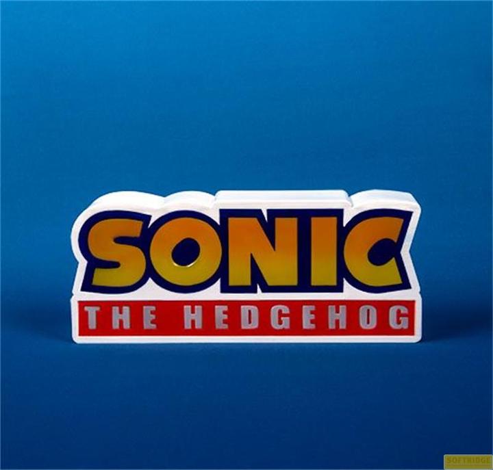 Actual product image Fizz Sonic the Hedgehog LED-Light Logo
