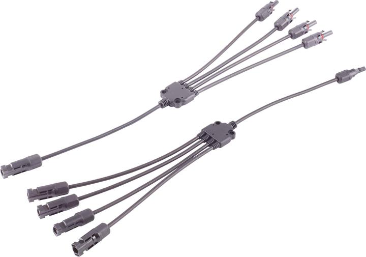 Produktbild Shiverpeaks S/CONN maximum connectivity PV4 T-Adapterkabel Set, 4/1, 6mm², schwarz/schwarz, 30cm (0.30 m)