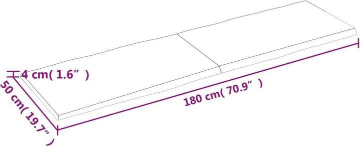Immagine prodotto VidaXL Aneta (180 x 50 x 4 cm)