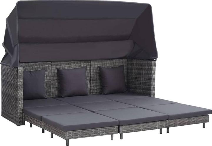 Grey and dark grey (cushions)
