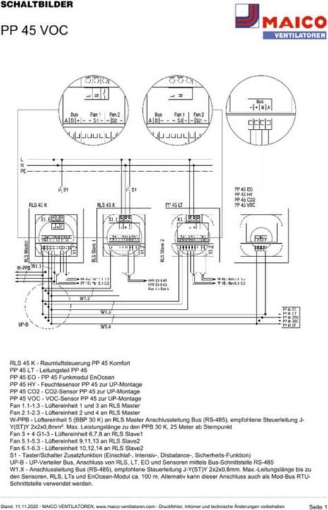 Image du produit Maico Capteur d'humidité PP 45 VOC