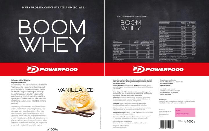 Immagine prodotto PowerFood One Siero di latte Boom (Vaniglia, 1 pz., 1000 g)