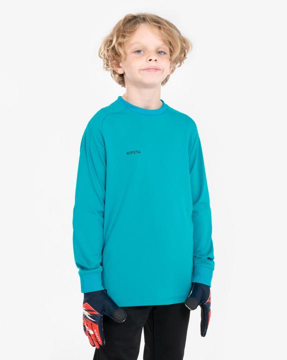 Image du produit Kipsta Maillot de gardien de but enfant - F100 turquoise (14, 15, 16)