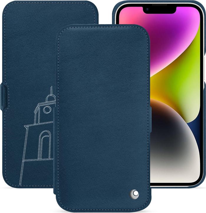 Actual product image Noreve Horizontal leather flap shell (Apple iPhone 15 Plus)