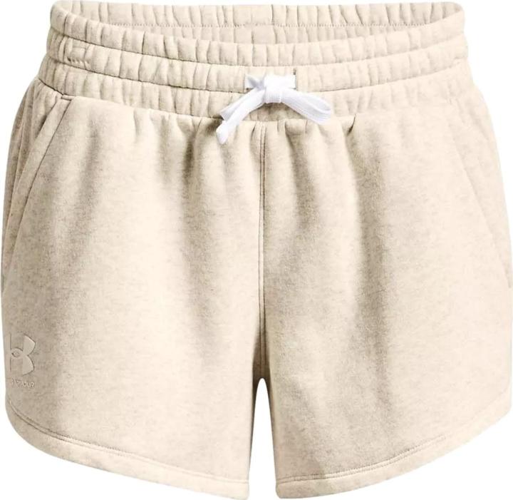 Under Armour Rival Fleece Short 1369858-783 Beżowe XS (XS)