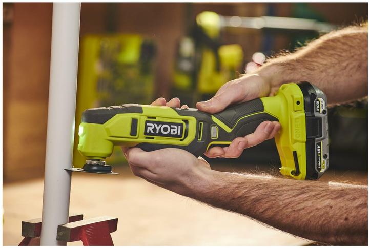 Actual product image Ryobi ONE+ cordless multitool RMT18-0, 18Volt (green/black, without battery and charger)