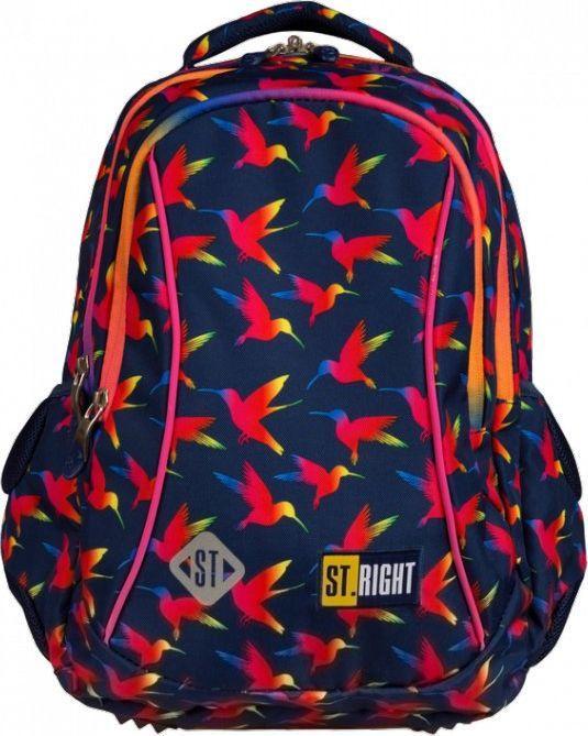 St. Majewski 3 compartment backpack Rainbow birds