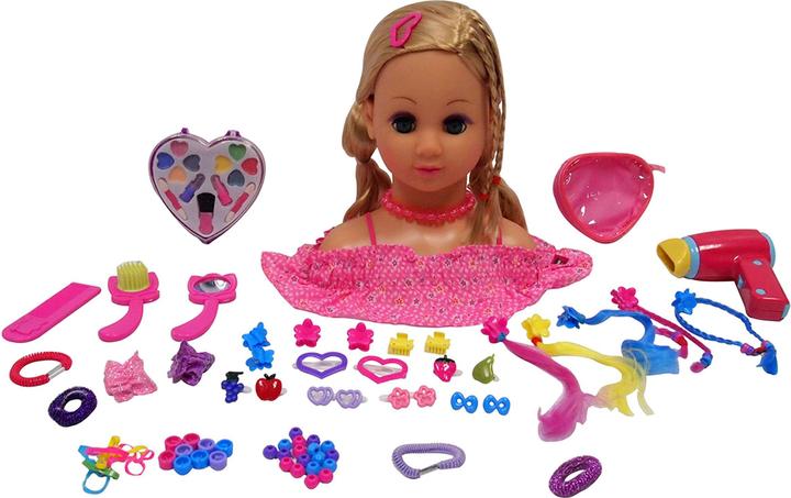 Actual product image happytoys Make Up Dollhead - Blonde (804012)