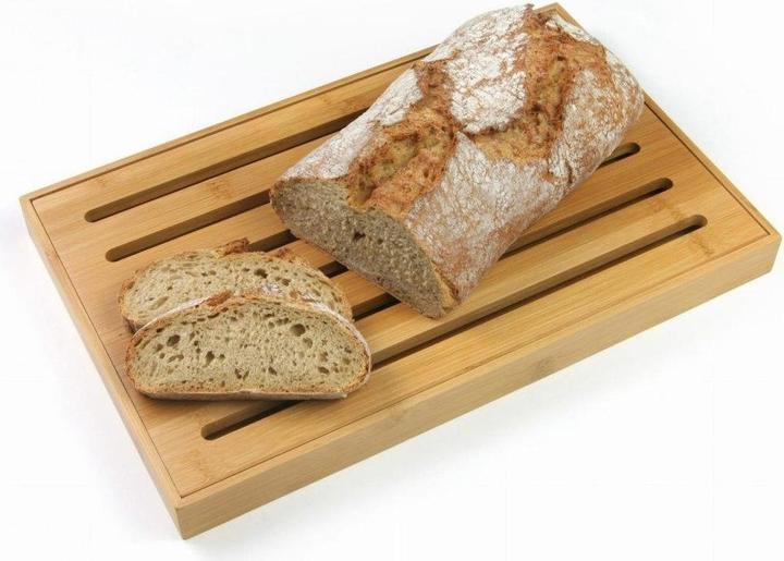 Actual product image Kinghoff BREAD Cutting board with tray 37 x 23cm KH-1217