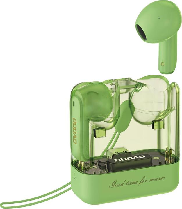Image du produit Dudao Casque sans fil U18Pro Bluetooth 5.3 TWS - vert (5 h, Sans fil)