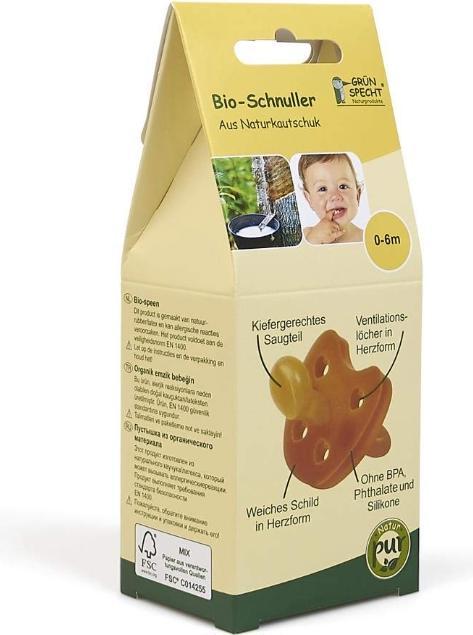 Produktbild Grünspecht Schnuller (1 x, bis 6 Monate)