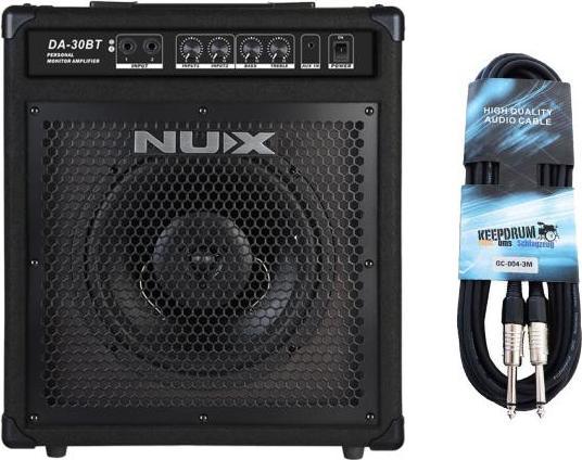 Actual product image NUX DA-30BT drum amplifier with cable (30 W)