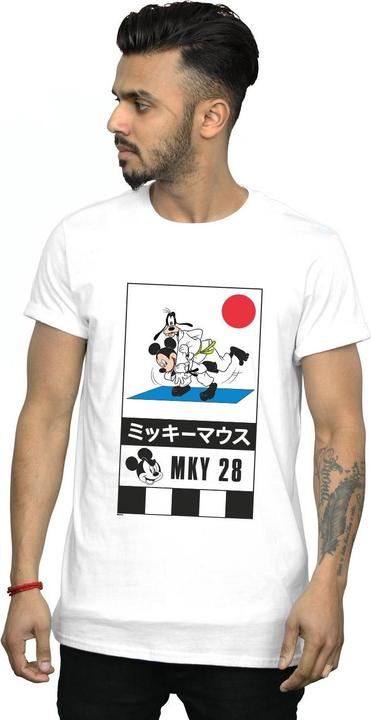 Actual product image Disney Mens Mickey And Goofy Karate T-Shirt (3XL)
