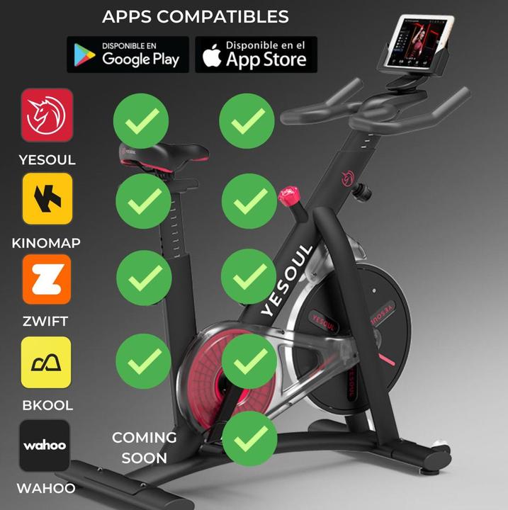 Actual product image Yesoul S3 Smart Indoor Cycle