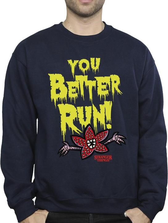 Produktbild Netflix Stranger Things You Better Run Sweatshirt (S)