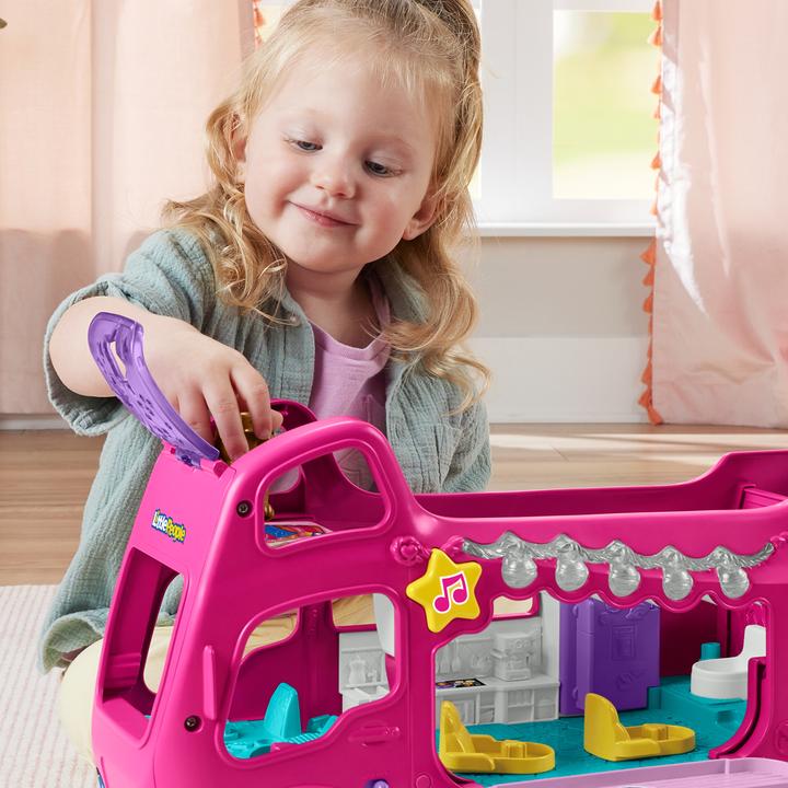 Actual product image Fisher-Price Little People Barbie Little Dreamcamper playset with lights and sounds, 2 figures (85)