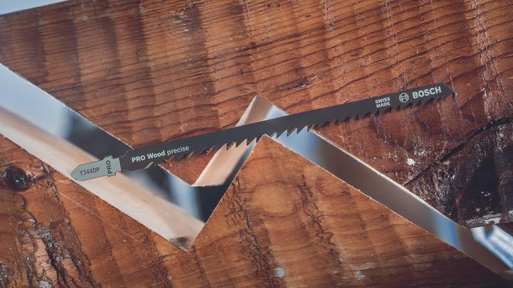 Produktbild Bosch Professional Zubehör PRO Wood precise T344DP Stichsägeblatt, 152 mm, 5-tlg.