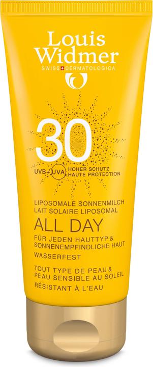 Louis Widmer All Day Sun Milk unscented (Suntan lotion, SPF 30, 100 ml, 137 g)